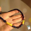 Намисто чокер Нічне сяйво каучукові намистини, гематит. Ручна робота. Авторський дизайн
